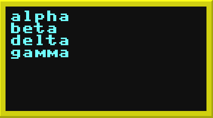 Sort List Example Result